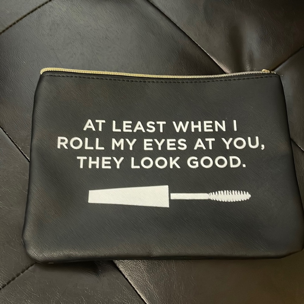 Like new black Ruby + Cash cosmetics bag